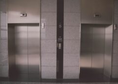 What do I do if the elevator gets stuck?