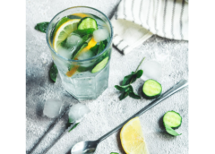 Cucumber water: cucumbers are not just a hit in salads