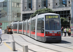 New Vienna tram line 12 gets underway