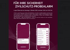 Why Viennese residents will receive a warning on their cell phones on October 4