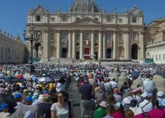 Pope celebrates Mass for double canonization in the Vatican