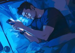 No smartphones in bed: Evening cell phone ban improves sleep and good grades