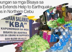 Kapunungan sa mga Bisaya sa Austria Extends Help to Earthquake Victims in Northern Cebu