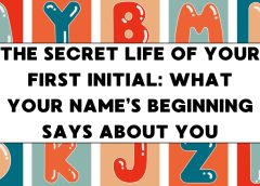 The Secret Life of Your First Initial: What Your Name’s Beginning Says About You
