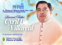 Pope Leo XIV Appoints Fr. Cyril Villareal as New Bishop of Kalibo