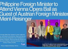 Philippine Foreign Minister to Attend Vienna Opera Ball as Guest of Austrian Foreign Minister Meinl‑Reisinger
