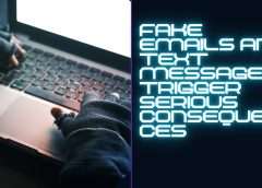 Fake Emails and Text Messages Trigger Serious Consequences