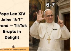 Pope Leo XIV Joins “6‑7” Trend — TikTok Erupts in Delight