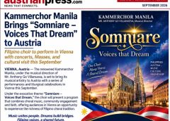 Kammerchor Manila Brings “Somniare – Voices That Dream” to Austria